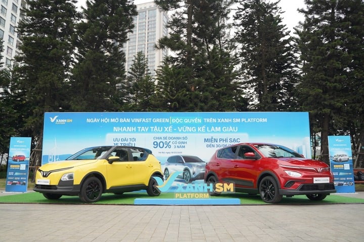 Vinfast ra mat dong xe green